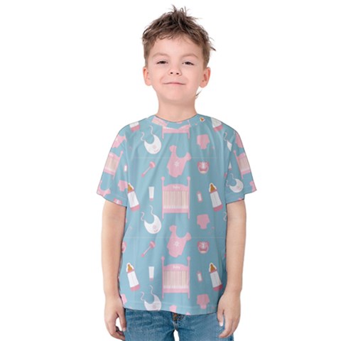 Baby Pattern Kids  Cotton Tee by snowwhitegirl