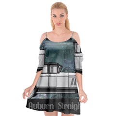 Vintage Car Automobile Auburn Cutout Spaghetti Strap Chiffon Dress by Nexatart