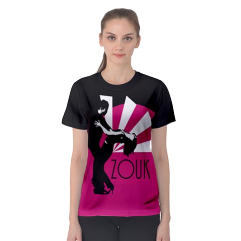 Zouk - Forget The Time Women s Sport Mesh Tee by LetsDanceHaveFun