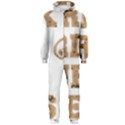 Work Hard Your Bones Hooded Jumpsuit (Men)  View1