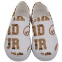 Work Hard Your Bones Men s Canvas Slip Ons View1