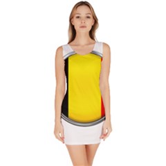 Belgium Flag Country Brussels Bodycon Dress by Nexatart