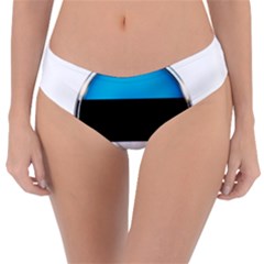 Estonia Country Flag Countries Reversible Classic Bikini Bottoms by Nexatart