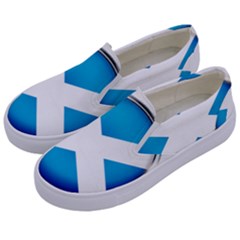 Scotland Nation Country Nationality Kids  Canvas Slip Ons by Nexatart