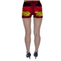 Germany Map Flag Country Red Flag Skinny Shorts View2