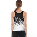 Flat Tech Camouflage Black And White Tank Top View2