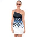 Flat Tech Camouflage Reverse Blue One Soulder Bodycon Dress View1