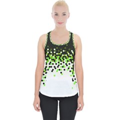 Flat Tech Camouflage Reverse Green Piece Up Tank Top by jumpercat