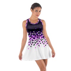 Flat Tech Camouflage Reverse Purple Cotton Racerback Dress by jumpercat