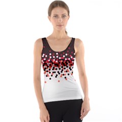 Flat Tech Camouflage Reverse Red Tank Top by jumpercat