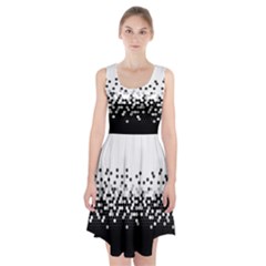 Flat Tech Camouflage White And Black Racerback Midi Dress by jumpercat