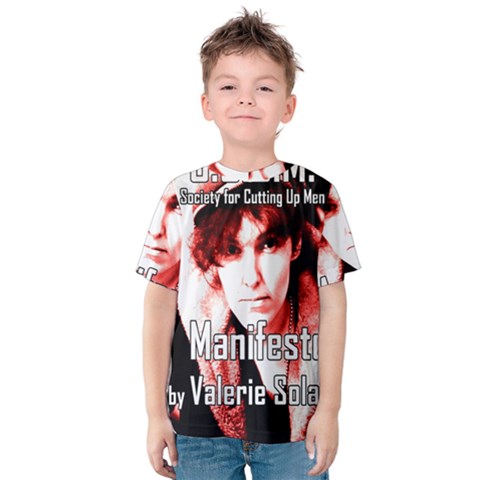 Valerie Solanas Kids  Cotton Tee by Valentinaart