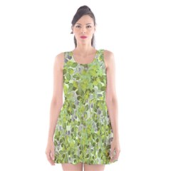 Leaves Fresh Scoop Neck Skater Dress by jumpercat