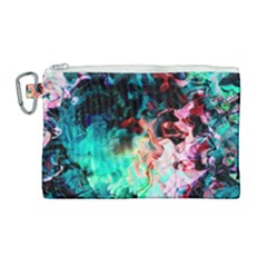 Background Art Abstract Watercolor Canvas Cosmetic Bag (large) by Nexatart