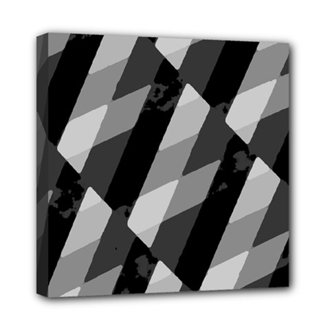 Black And White Grunge Striped Pattern Multi Function Bag	 by dflcprints