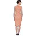 Dot Peach Classic Sleeveless Midi Dress View2