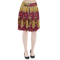 Octopus Floral Pleated Skirt by snowwhitegirl