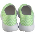 Green Chevron Women s Lightweight Slip Ons View4