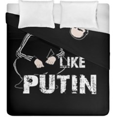 Squat Like Putin Duvet Cover Double Side (king Size) by Valentinaart