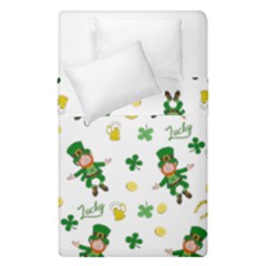 St Patricks Day Pattern Duvet Cover Double Side (single Size) by Valentinaart