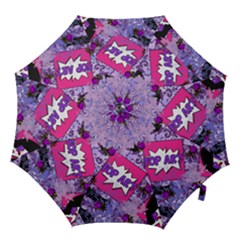 Purlpe Retro Pop Hook Handle Umbrellas (large) by snowwhitegirl