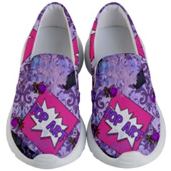 Purlpe Retro Pop Kid s Lightweight Slip Ons by snowwhitegirl