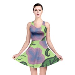 Leaves Reversible Skater Dress by snowwhitegirl