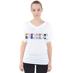 Pride V-neck Dolman Drape Top by Valentinaart