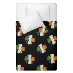 Irish Clover Duvet Cover Double Side (single Size) by Valentinaart