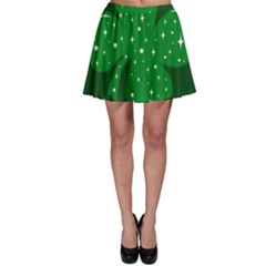 Sparkly Clover Skater Skirt by Valentinaart