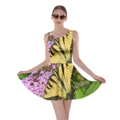 Yellow Butterfly On A Flower Skater Dress by all7sins