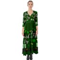 St Patricks Leprechaun Button Up Boho Maxi Dress View1