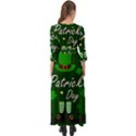 St Patricks Leprechaun Button Up Boho Maxi Dress View2