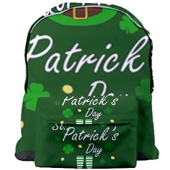 St Patricks Leprechaun Giant Full Print Backpack by Valentinaart