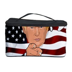 Trump Usa Flag Cosmetic Storage Case by ImagineWorld