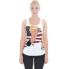 Trump Usa Flag Piece Up Tank Top by ImagineWorld