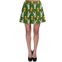 Easter Kawaii Pattern Skater Skirt by Valentinaart