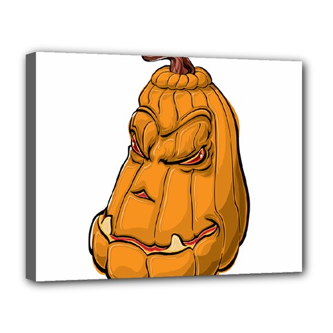 Sleeping Pumpkin Canvas 14  X 11  by ImagineWorld