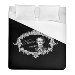 Edgar Allan Poe  - Never More Duvet Cover (full/ Double Size) by Valentinaart