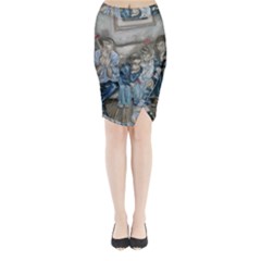 The Nobodies Midi Wrap Pencil Skirt by redmaidenart