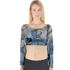 The Nobodies Long Sleeve Crop Top by redmaidenart