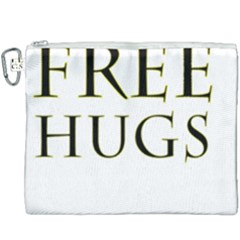 Freehugs Canvas Cosmetic Bag (xxxl) by cypryanus