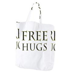 Freehugs Giant Grocery Zipper Tote by cypryanus