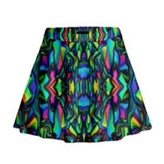 Pattern-14 Mini Flare Skirt by ArtworkByPatrick