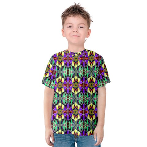 Artwork By Patrick-pattern-24 Kids  Cotton Tee by ArtworkByPatrick