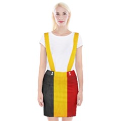 Belgium Flag Braces Suspender Skirt by Valentinaart