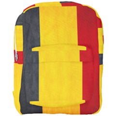 Belgium Flag Full Print Backpack by Valentinaart