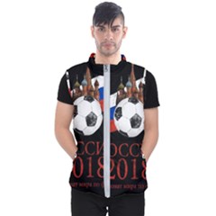 Russia Football World Cup Men s Puffer Vest by Valentinaart