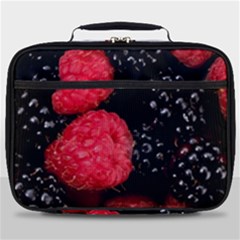 Raspberries 1 Full Print Lunch Bag by trendistuff