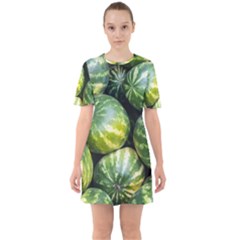 Watermelon 2 Sixties Short Sleeve Mini Dress by trendistuff